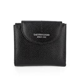 Кошелек женский кожаный маленький Las Fernando 110-103 К черный