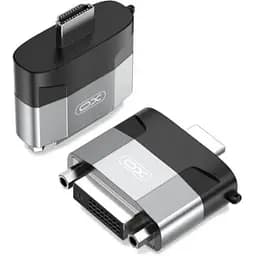 Адаптер переходник XO GB013 HDMI male to DVI female converter Metal