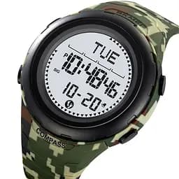 Годинник наручний чоловічий 2166CMGN Army Green Camouflage Skmei acs0030205 - мініатюра 3