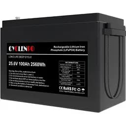 Акумулятор Cyclen 25.6V 100AH LiFePo4 - мініатюра 4
