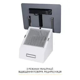 Витяжка декоративна похила Weilor Aura Wds 53 White - мініатюра 7