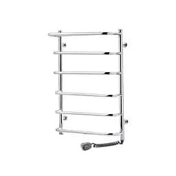 Полотенцесушитель электрический Kroner Скоба ДСп04ER 700x500/6 ER с полкой CV014718, Хром, Правое