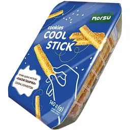 Печиво здобне листкове Norsu Класна паличка солоне з кунжутом 140 г