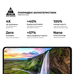 Захисне скло на Xiaomi Redmi Note 14 4G з олеофобним покриттям, Pro, повне проклеювання, антистатичний і пиловідштовхуючий шар, 9H, самоклеючеся, 2.5D, на весь екран, антистатичний клей, ArmorStandart (ARM79679) - мініатюра 5
