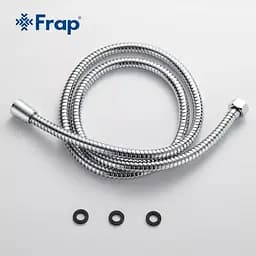 Шланг душовий, нержавіюча сталь, 1500 мм хром Frap F43, Хром - мініатюра 5