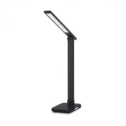 Настiльна лампа Videx LED VL-TF17B 18W 1800-6500K з бездротовою зарядкою чорна (VL-TF17B) - мініатюра 2