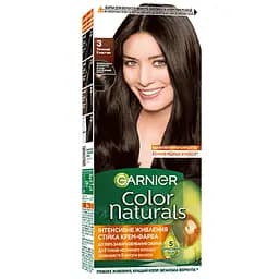 Фарба для волосся Garnier Color Naturals відтінок 3 темний каштан 110 мл