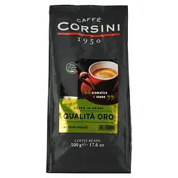 Кофе в зернах Corsini Qualita` Oro жареный натуралный, 500 г (591309)