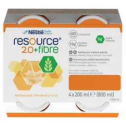 Набір ентеральне харчування Nestle Health Science Resource 2.0+Fibre зі смаком ванілі 3.2 л (4 уп. х 4 шт. х 200 мл) - мініатюра 9