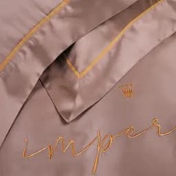 Простирадло на гумці MirSon Imperial Tencel №08 Beige 160х190 см бежеве (2200010756517) - мініатюра 2
