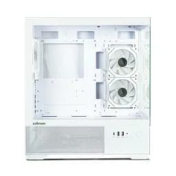 Zalman Корпус Chronix V2 без БЖ, 1xUSB3.0, 1xUSB2.0, 1x Type C, 2x120мм ARGB Reverse, 4x120мм ARGB, VGA 410мм, LCS ready, TG Side/Front Panel, ATX, білий - мініатюра 4