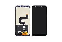Дисплей для Xiaomi Mi6X/Mi A2 с черным тачскрином и корпусной рамкой
