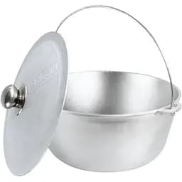 Казан алюмінієвий Brizoll Турист, з кришкою, 8 л (12-008-1)