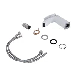Змішувач для умивальника Qtap Swan Cascada QTSWA270CRW45568 Chrome/White Білий - мініатюра 4