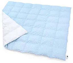 Ковдра пухова MirSon Karmen №1840 Bio-Blue, 70% пух, євростандарт, 220x200, блакитна (2200003013641) - мініатюра 2