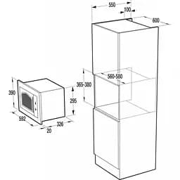 Мікрохвильова піч з грилем Gorenje BM235CLB