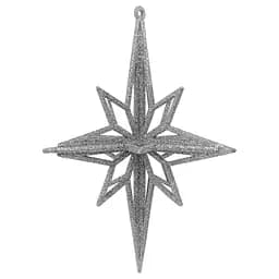 Ялинкова іграшка MIS LT Ромб малий 11х11х14 см срібний