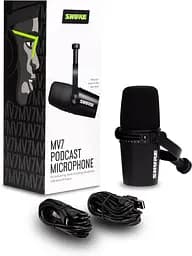 Мікрофон Shure MV7-К (XLR/USB) - мініатюра 3