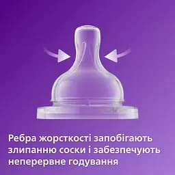 Пляшечка для годування Philips AVENT Анти-Колік, 260 мл (SCY103/01) - мініатюра 2