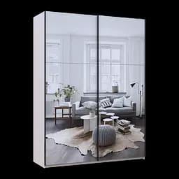 Шафа-купе Doros G-Caiser Кашемір 2 Дзеркала 3 частини 180х60х240 (42005324) - мініатюра 5