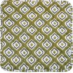 Чехол на табурет Прованс Villa узор 35х35 см зеленый (28818)