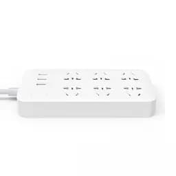 Подовжувач MiJia Power Strip 6 розеток + 3 USB-port CXB6-1QM White - мініатюра 2