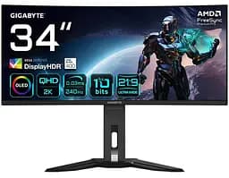 Монитор 34" Gigabyte AORUS MO34WQC2 Curved UWQHD OLED 240Hz (MO34WQC2)