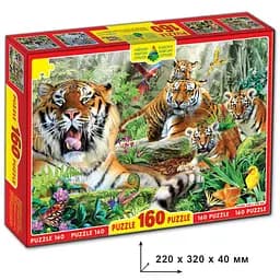 Пазлы Тигры 82937 ЕГ-02 160 элементов