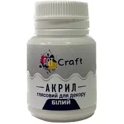Акрилова фарба ArtCraft глянцева Біла AG-7504 20 мл