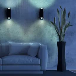 Бра Polux Goldlux 324382 Paris GU10 2x10W IP20 BK - мініатюра 3