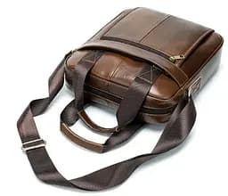 Чоловіча шкіряна сумка Vintage 27,5х33х6,5 см sum0012884 - мініатюра 6