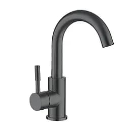 Змішувач для умивальника Mixxus SUS-011-B graphite MI5906 Чорний матовий