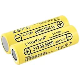 Акумулятор LiitoKala Lii-50E 21700 5000mah battery - мініатюра 2