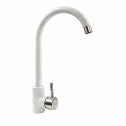 Змішувач для кухні Platinum 56 NESP (3008 А) Топаз Комбі Білий