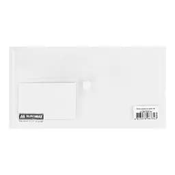 Папка-конверт на кнопці  Buromax DL Travel 240x130 мм прозора (BM.3938-00) - мініатюра 2