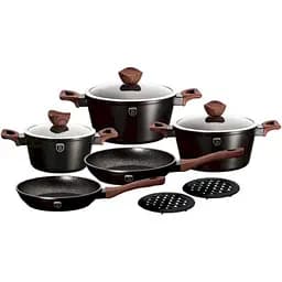 Набір посуду Berlinger Haus, 7 предметів, чорний (BH 1663N)