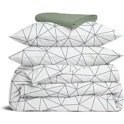 Комплект постільної білизни Cosas Shadow lines c3 CS1 Євро білий (ShadowLines_El180x30-109Meditative_200)