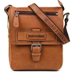 Чоловіча шкіряна сумка Hill&Burry 20х24х6 см sum0026494