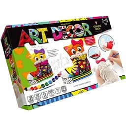 Набір креативної творчості Danko Toys Art Decor ARTD-01 укр, розфарбуй фігурку Кошеня