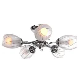 Люстра потолочная Brille классическая E14 40W CH (LK-222C/5)