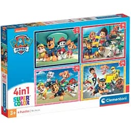 Пазл 4 в 1 Clementoni Paw Patrol: 12+16+20+24 елементи (21513.00)
