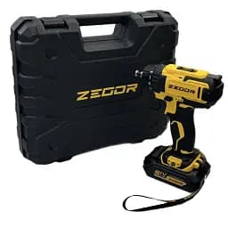 Шуруповерт професійний акумуляторний Zegor CDP-21Q/21В/37 Нм/дві швидкості/2 батареї 21 В 2 Ач/реверс/підсвічування/кейс
 - мініатюра 9