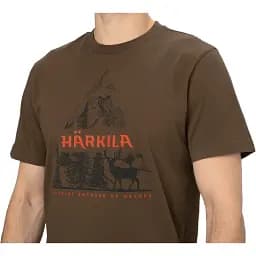 Футболка Harkila Nature S/S T-shirt XL Slate black - мініатюра 3