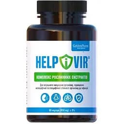 Натуральная добавка Golden Pharm Helpivir, 60 вегакапсул