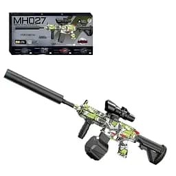 Іграшковий автомат з орбізами та автоматичним режимом. Зеленого кольору