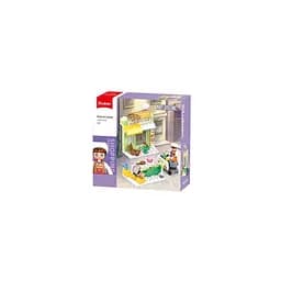 Конструктор SLUBAN Розовая серия Магазин/салон, от 107 деталей, фигурка, (в ассортименте)