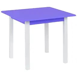 Дитячий столик Ігруша 60×60 см квадратний висота 52 см вага 7 кг фіолетовий