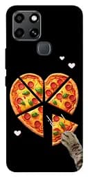 Чохол Demsky Pizza Love Cat для Infinix Smart 6