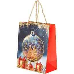 Пакет подарунковий новорічний Ялинка YX050952 Різнокольоровий (NY)