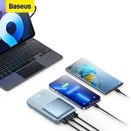 Зовнішній акумулятор Baseus Bipow Pro 20000 mAh 22.5 OE PPBD040302 білий - мініатюра 5